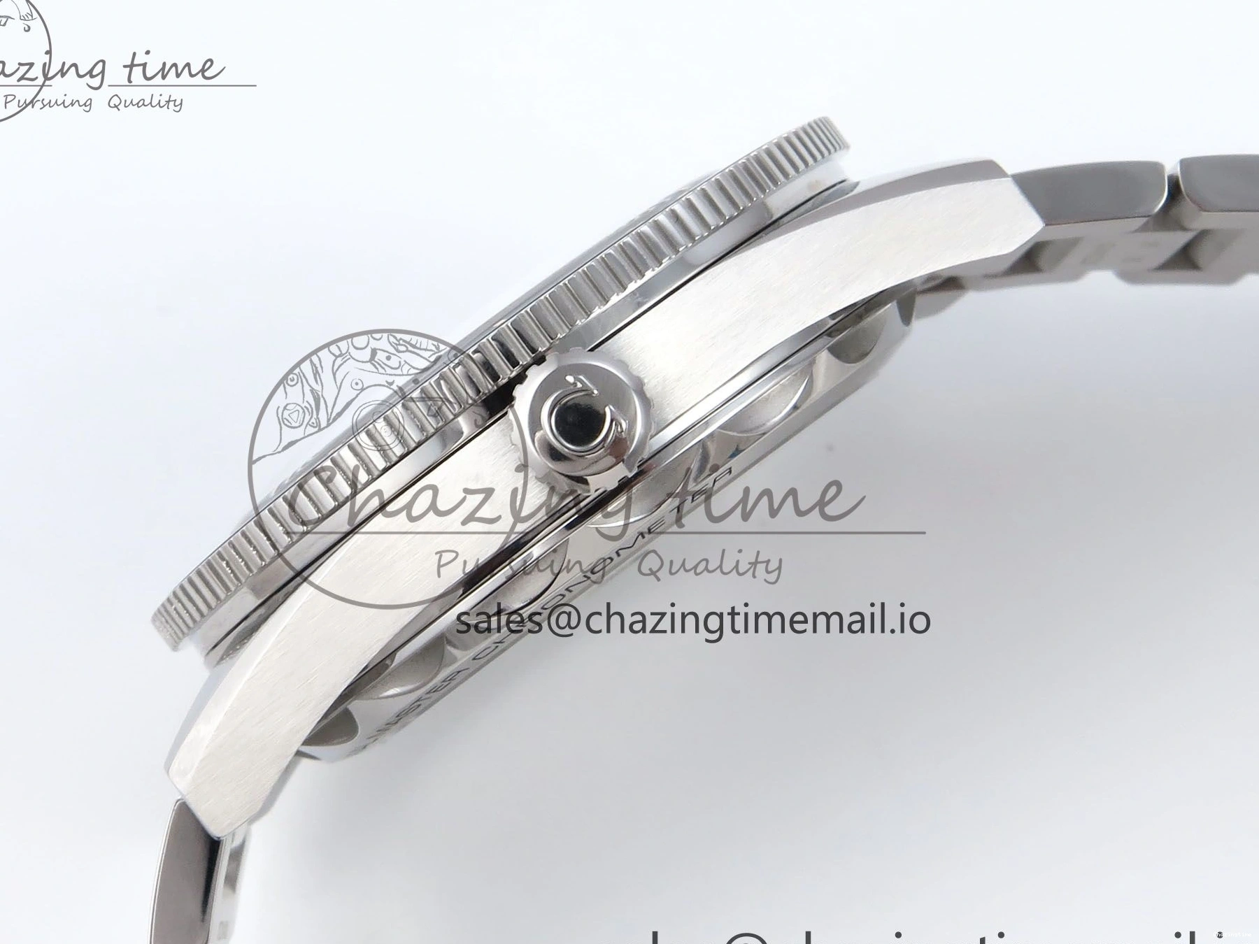 0523 Elegant Seamaster 300 Heritage SS VSF 1:1 Best Edition Blue Dial on SS Bracelet A 7701